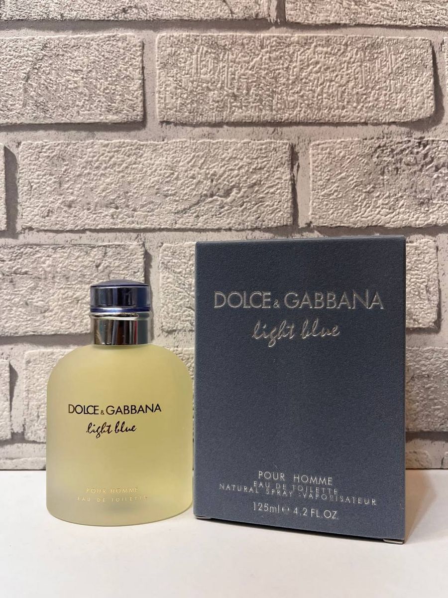 Light Blue pour homme Dolce&Gabbana 125 мл. Туалетная вода Light Blue pour homme, 125 мл.