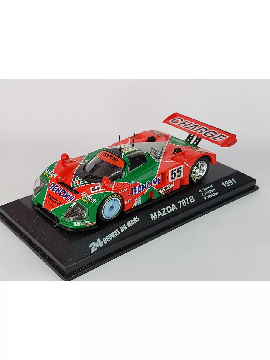 Масштабная модель автомобиля 1:43 MAZDA 787B Altaya models 178315573 купить  в интернет-магазине Wildberries