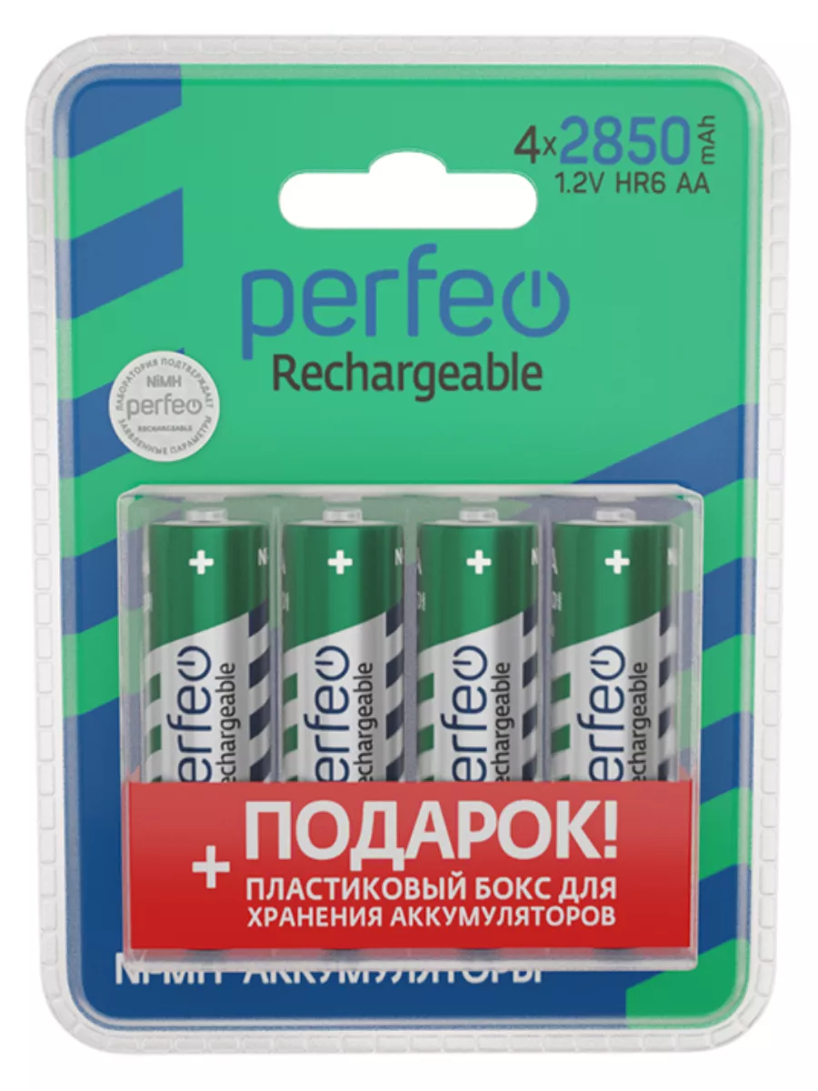 Ni-Mh аккумуляторы HR6 AA 2850mAh...