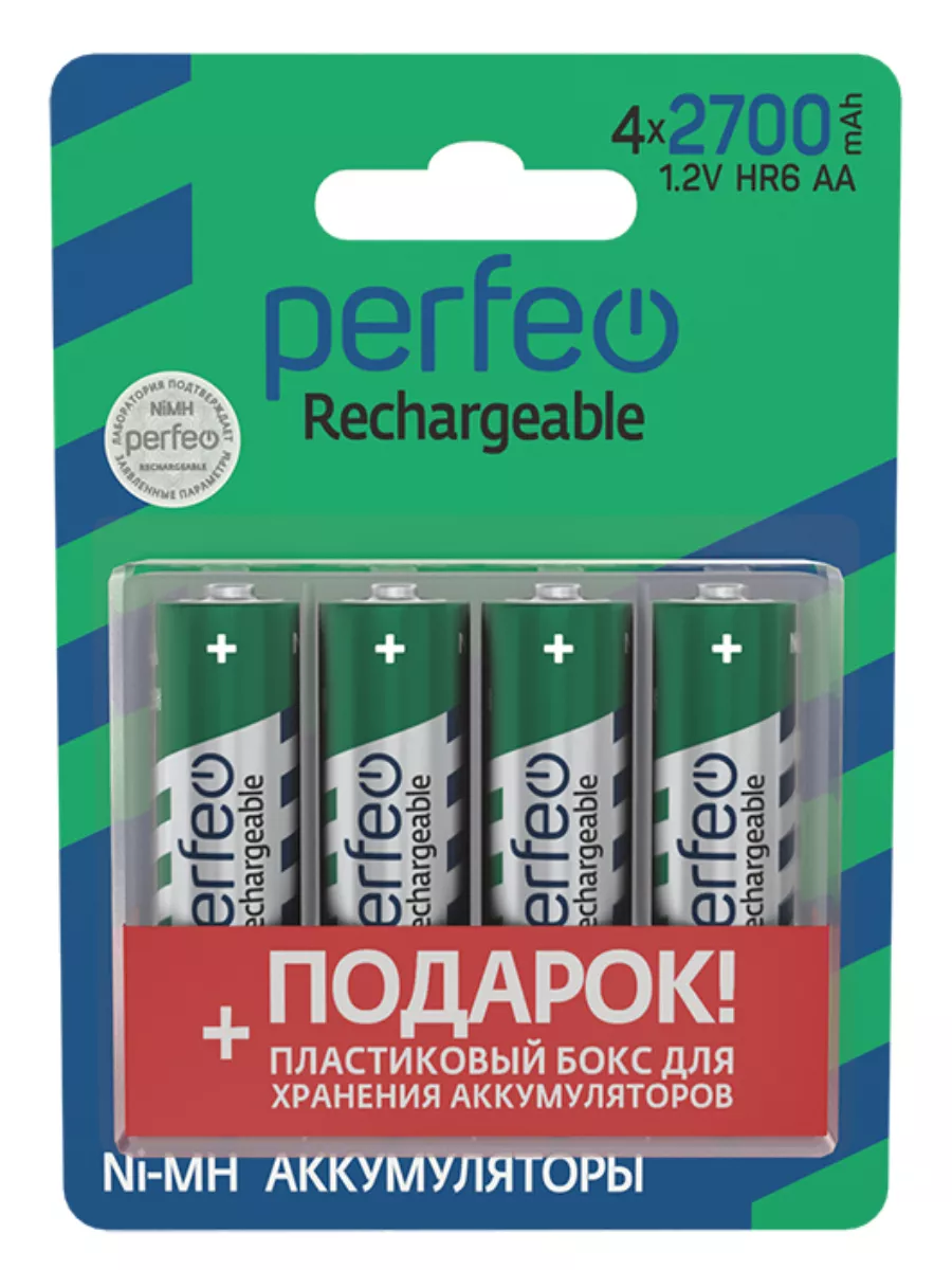 Ni-Mh аккумуляторы HR6 AA 2700mAh...