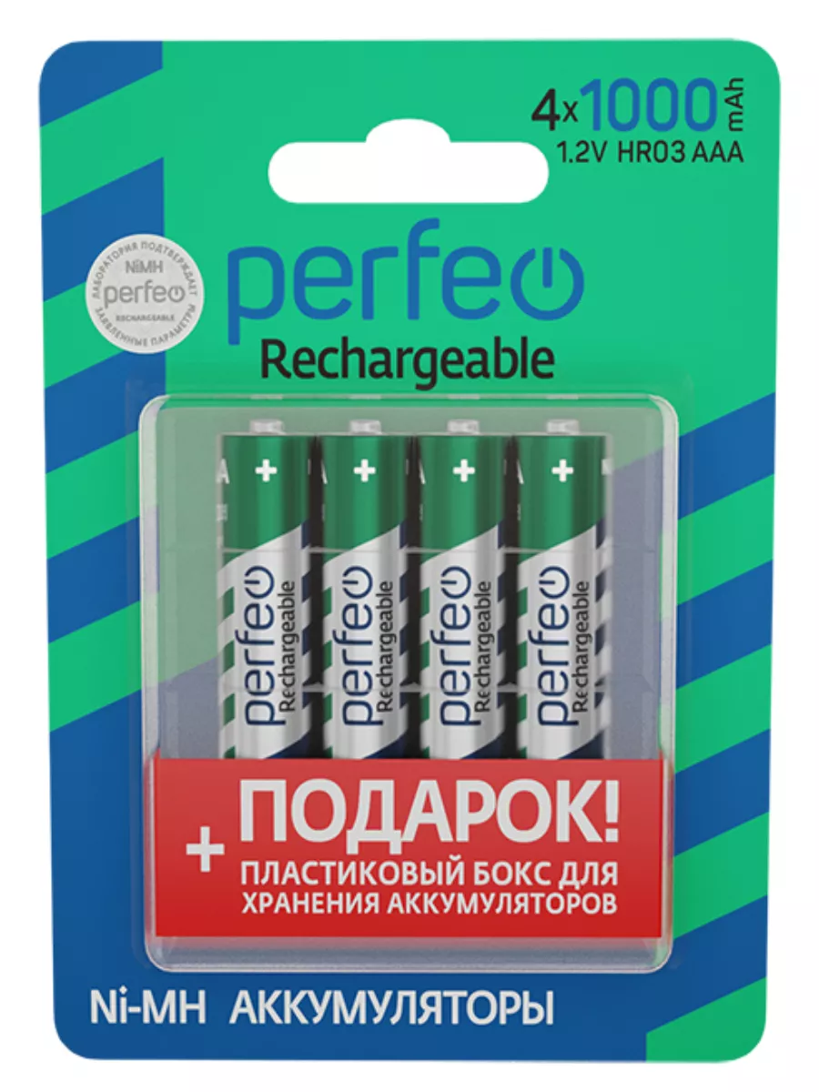 Ni-Mh аккумуляторы HR03 AAA 1000mAh...