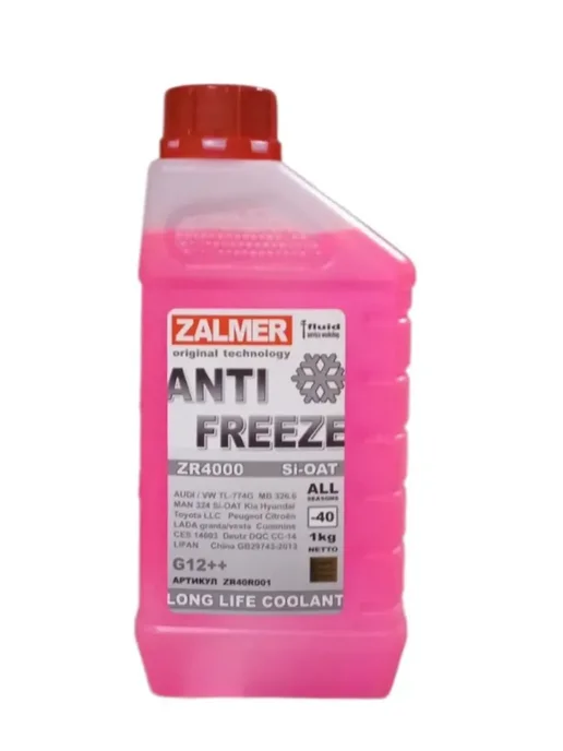 ZALMER Антифриз ZR4000 LLC G11 зеленый -40С 5кг. ZR40G005, 1 кг, красный, фото 5
