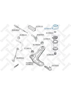 Опора амортизатора переднего ДЭУ 1273004SX STELLOX 178379008 купить за 966 ₽ в интернет-магазине Wildberries
