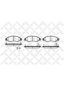 Тормозные колодки дисковые передние СУЗУКИ 713012SX STELLOX 178382712 купить за 1 314 ₽ в интернет-магазине Wildberries