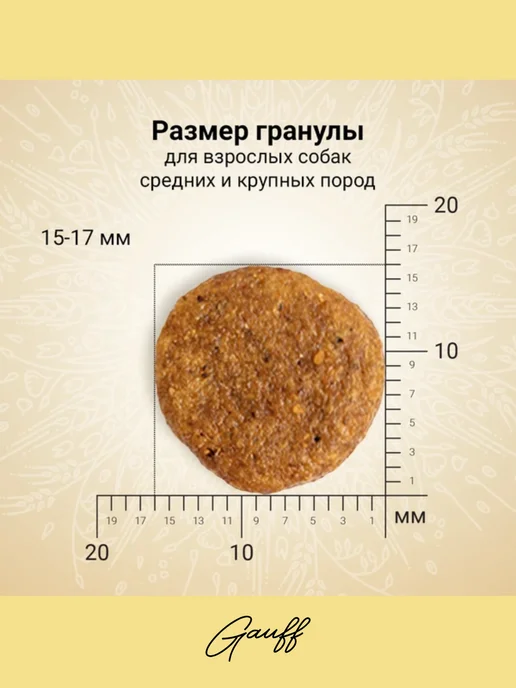 Сухой корм CRAFTIA для собак, крупные, средние, ягненок, 0,64 кг, фото 3