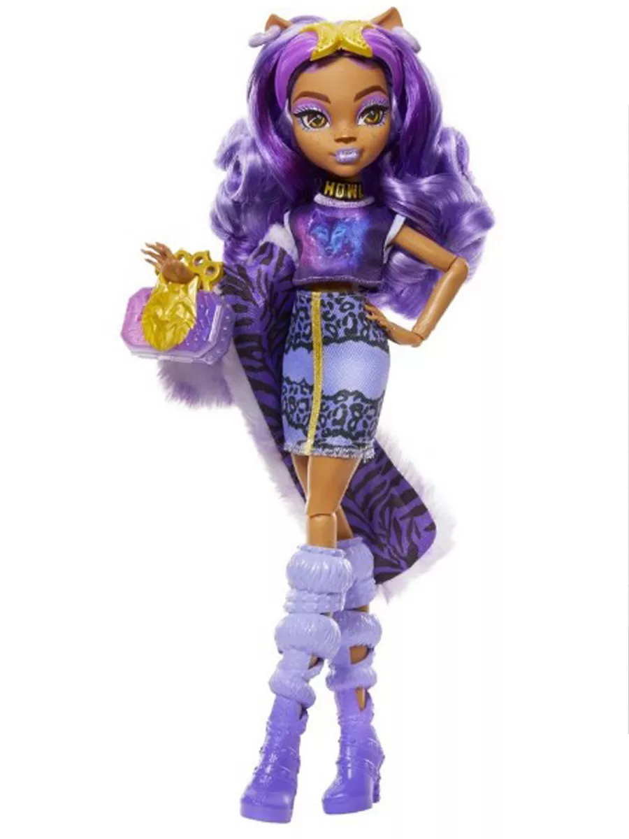 Кукла Клодин Вульф Она живая 26 см движение звук (Monster High)