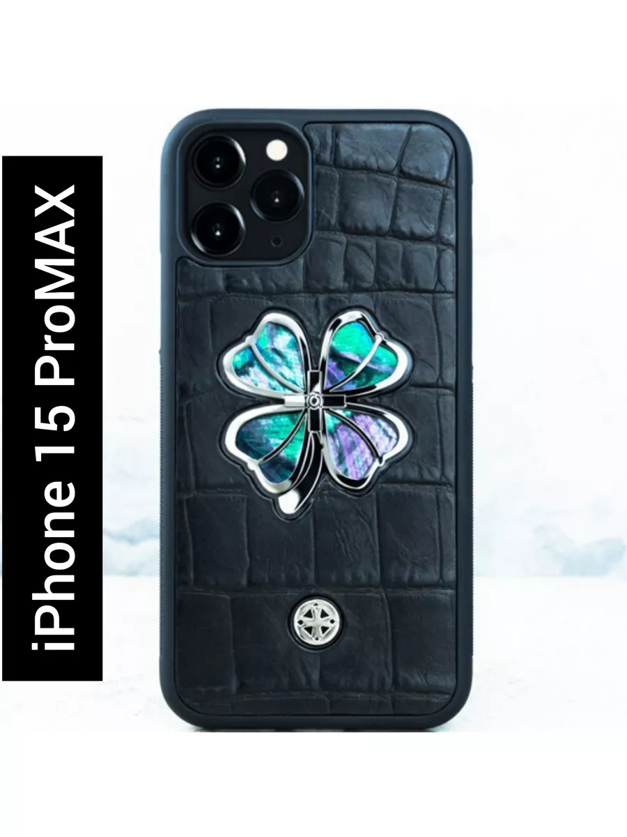 Euphoria HM Premium Чехол iPhone 15 Pro Max - Euphoria HM Pearl Clover