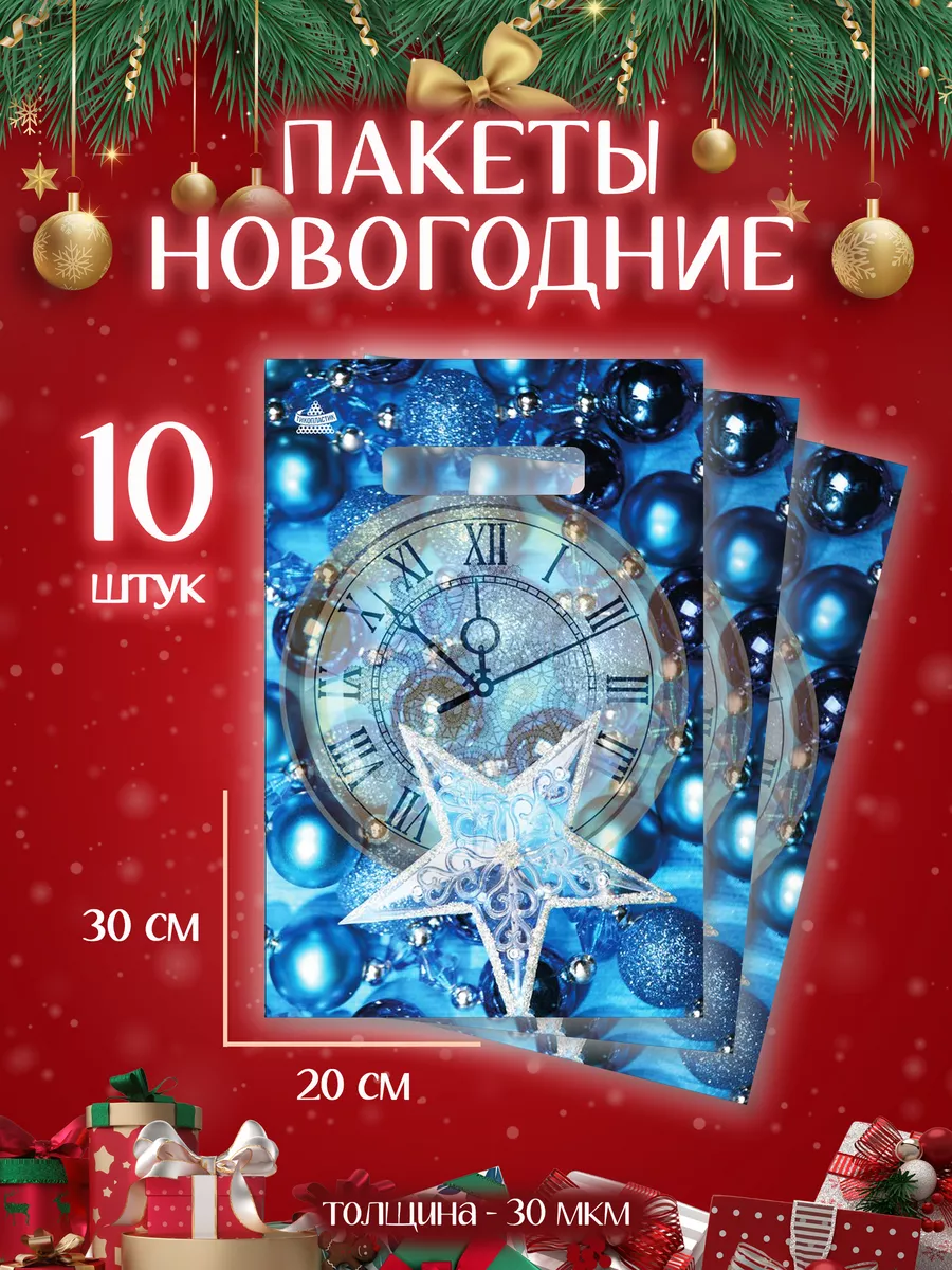 Пакет подарочный набор 10...