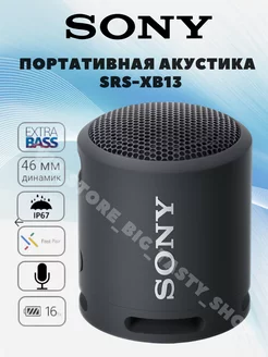 Беспроводная портативная Bluetooth колонка SRS-XB13 Sony 178519461 купить за 1 972 ₽ в интернет-магазине Wildberries