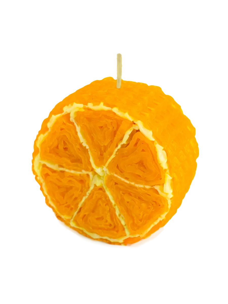 Свечка из апельсина своими руками хэнд мэйд (hand made) из серии сделай сам