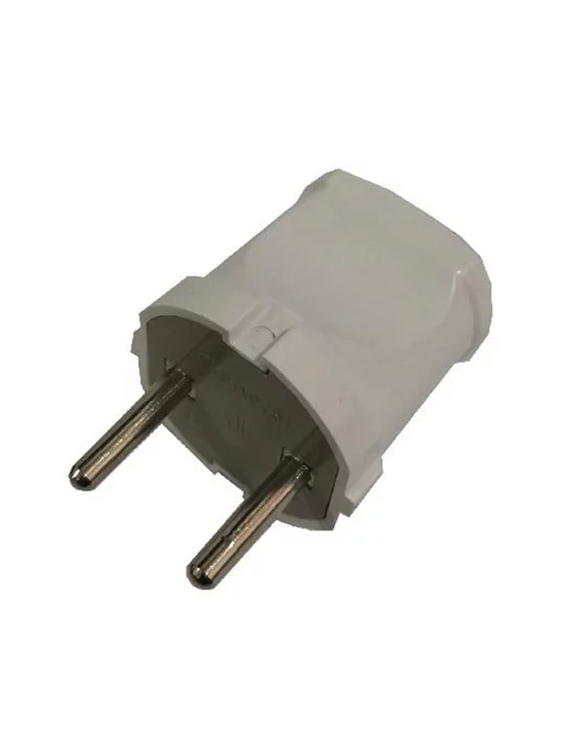 General Lighting Systems Вилка разборная круглая без заземления 6А белая IP20 10шт, 10 шт, фото 2