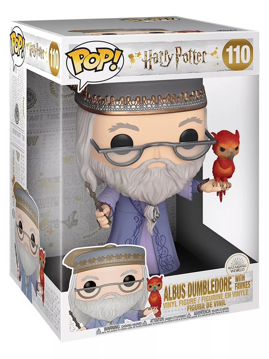 Funko Фигурка Funko POP Harry Potter Albus Dumbledore w/Fawkes 10