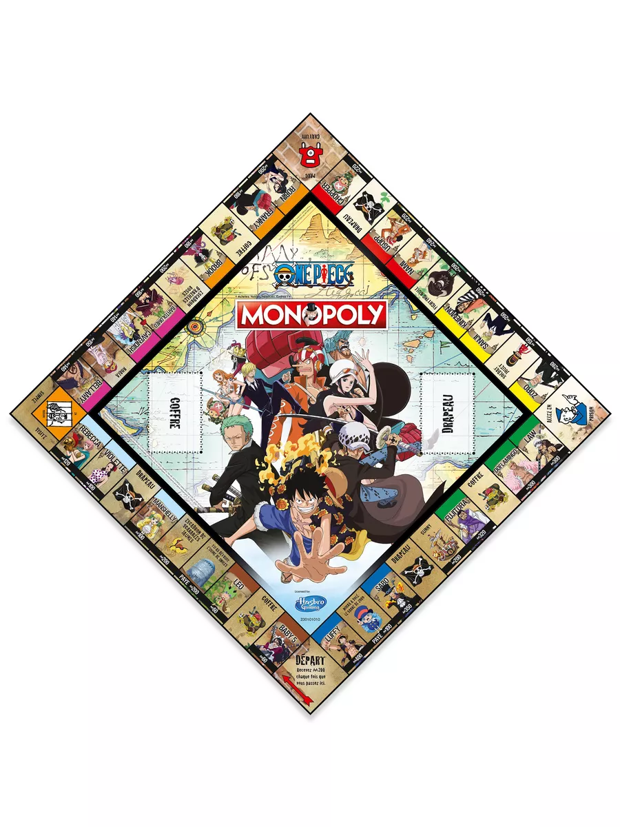 One Piece (Ван Пис) Monopoly на английском языке Winning Moves 178645099  купить за 5 358 ₽ в интернет-магазине Wildberries