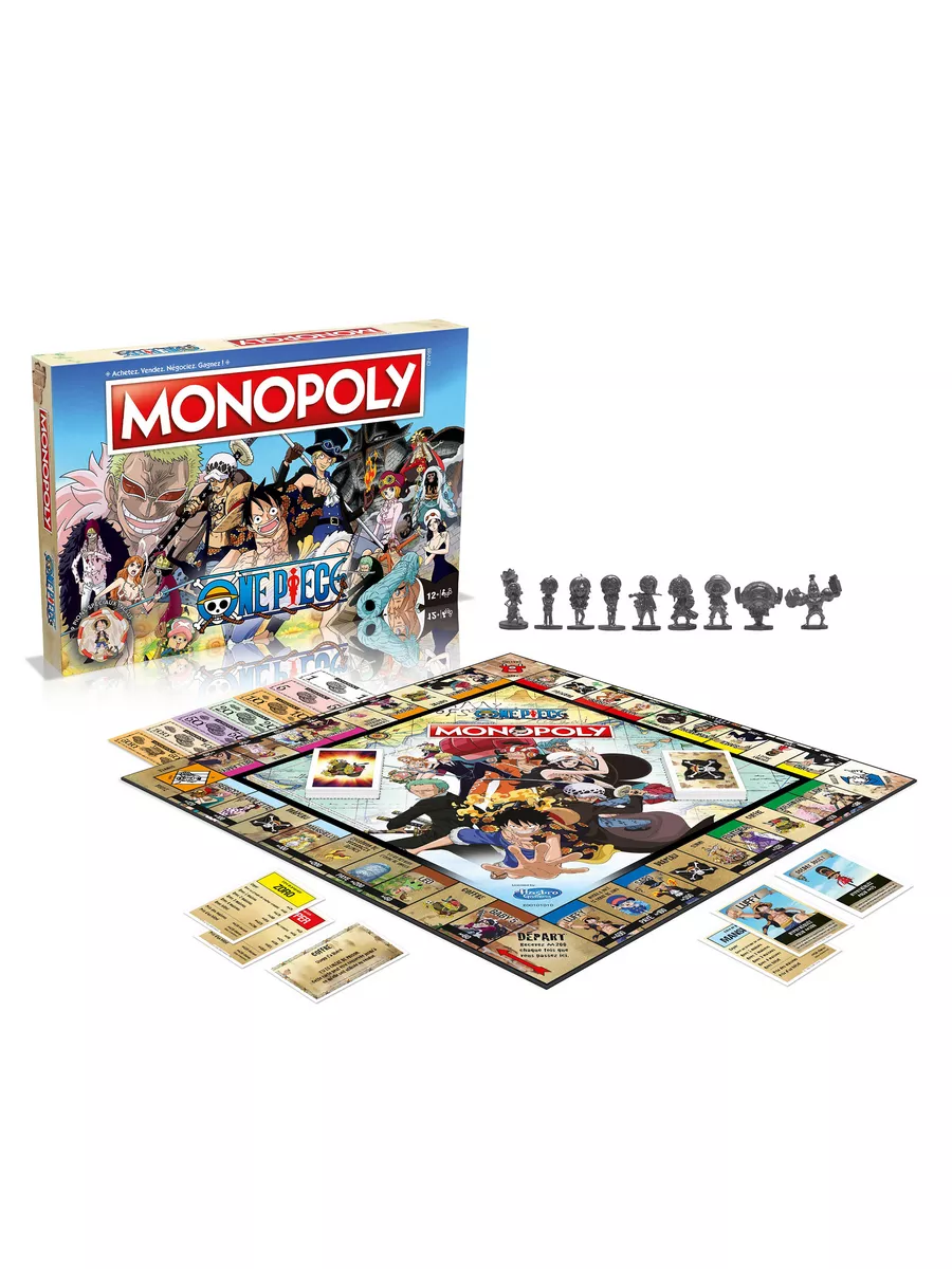 One Piece (Ван Пис) Monopoly на английском языке Winning Moves 178645099  купить за 5 358 ₽ в интернет-магазине Wildberries