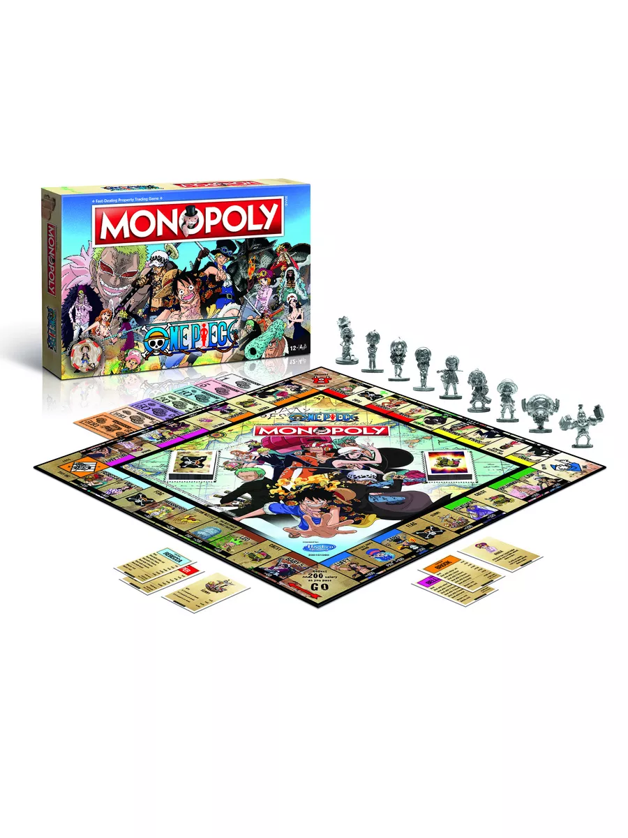 One Piece (Ван Пис) Monopoly на английском языке Winning Moves 178645099  купить за 5 358 ₽ в интернет-магазине Wildberries