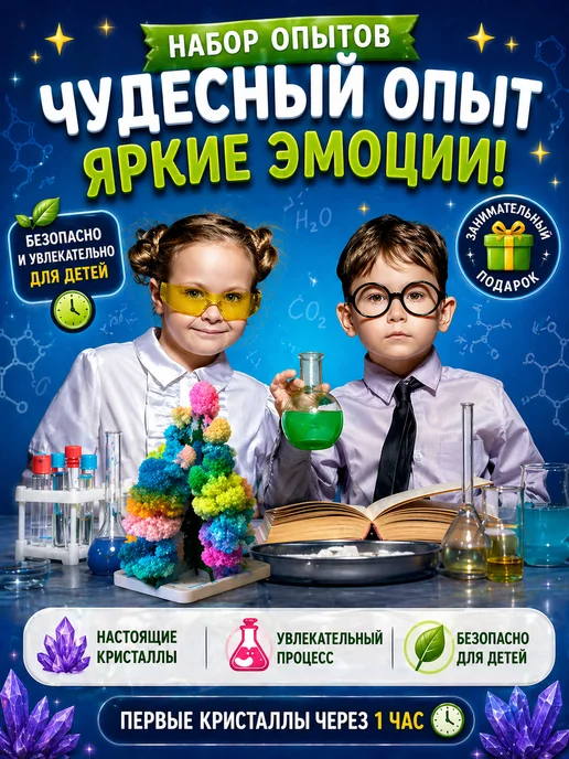 Shopping land Развивающий набор опытов и экспериментов, голубой, фото 2