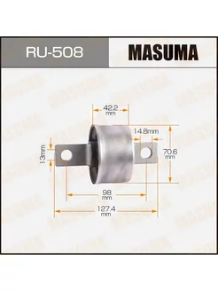 Сайлентблок задний продольного рычага RU508 MASUMA 178697798 купить за 1 354 ₽ в интернет-магазине Wildberries