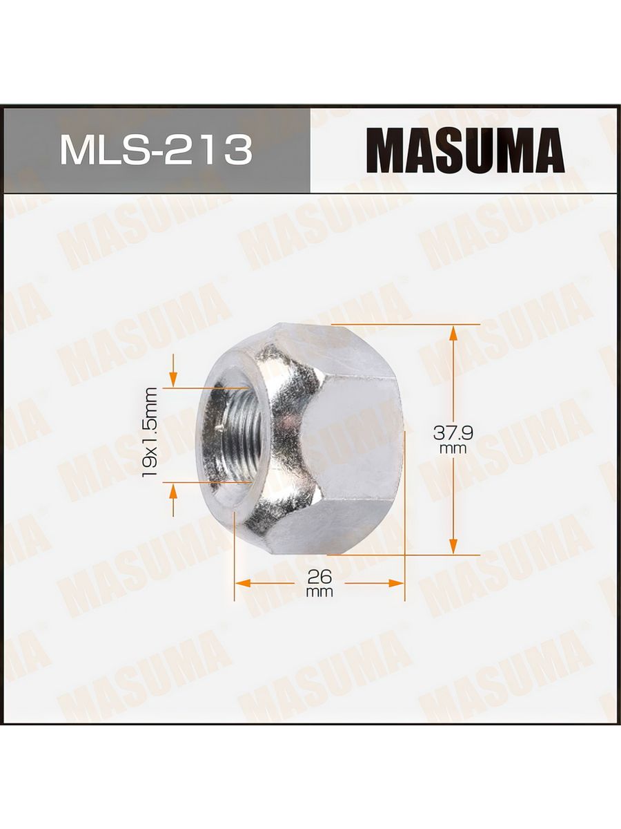 Гайка колесная masuma. Гайка колесная Масума. Гайки колесные Масума 14*1,5. Гайки Масума 12х1.5 для литья. Masuma mls234.