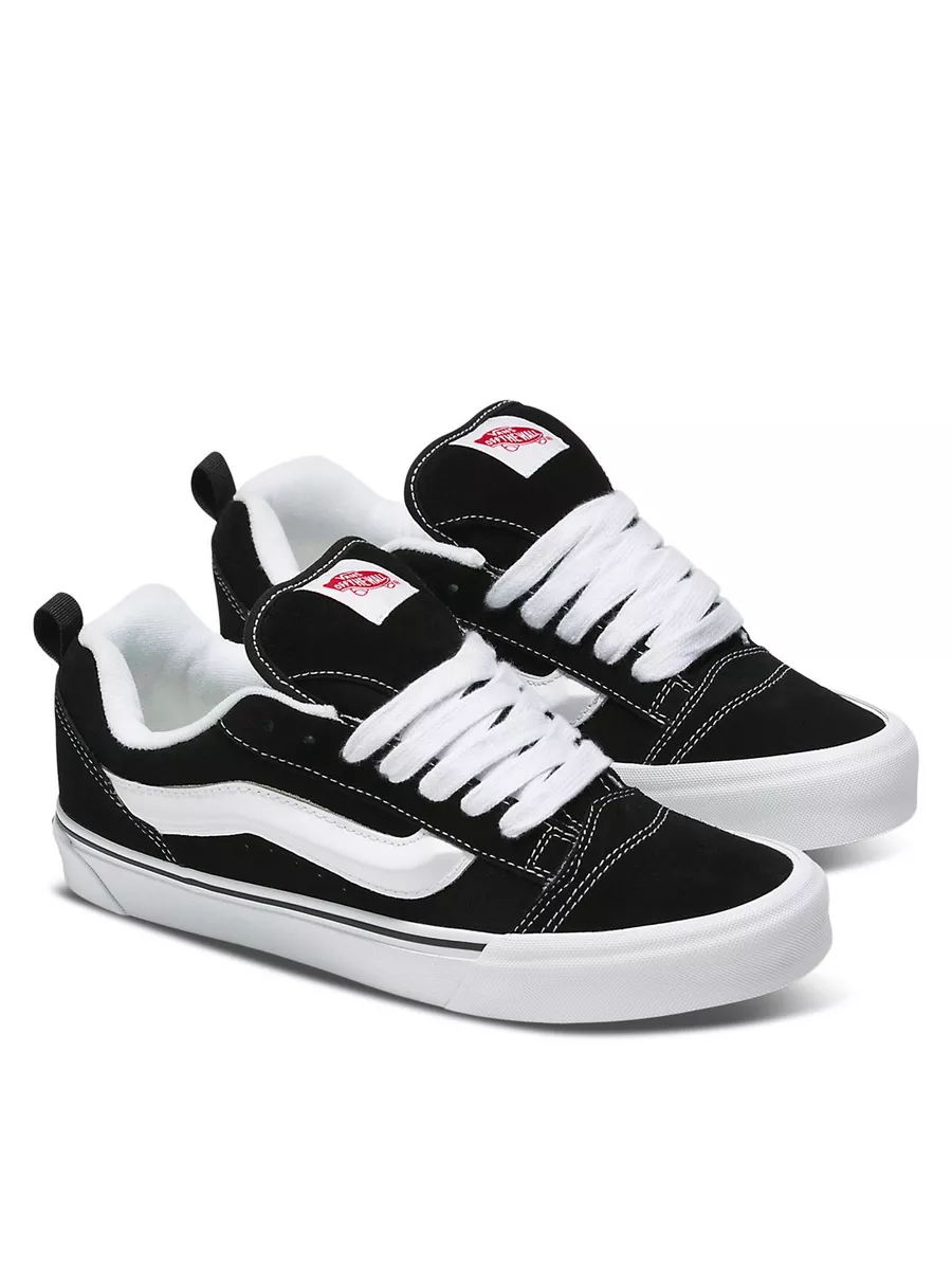 Кеды VANS KNU SKOOL black true white скейтерские кроссовки VANS 178738276  купить за 2 223 ₽ в интернет-магазине Wildberries