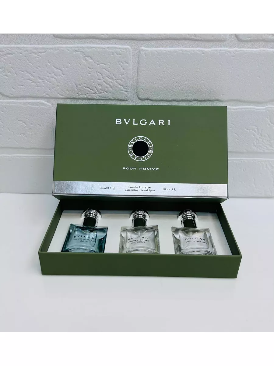 Набор мини духов Bvlgari 3 * 30 ml Подарочный набор 178739703 купить за 2  923 ₽ в интернет-магазине Wildberries