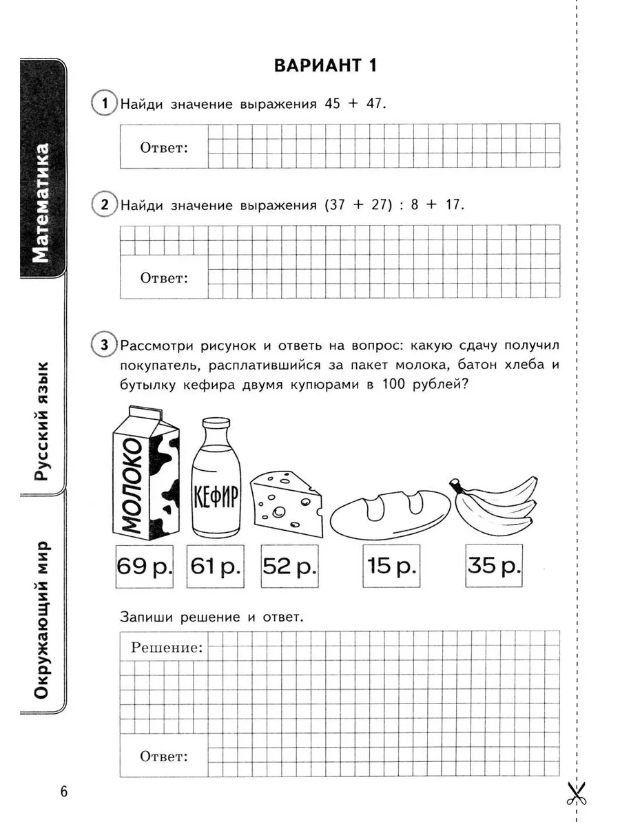 ВПР. Универсальный сборник заданий. Математика. Русский ... Экзамен  178742963 купить в интернет-магазине Wildberries