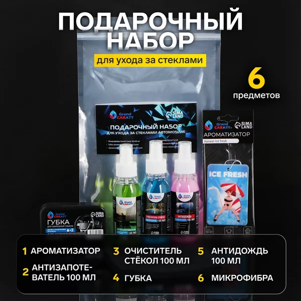 Подарочный набор автомобилиста для стекол