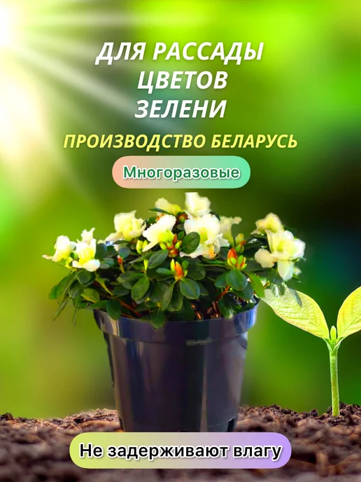 Все для дома, сада и уюта Горшки для рассады 3 л. 100 шт, 3 л, 100 шт, фото 3