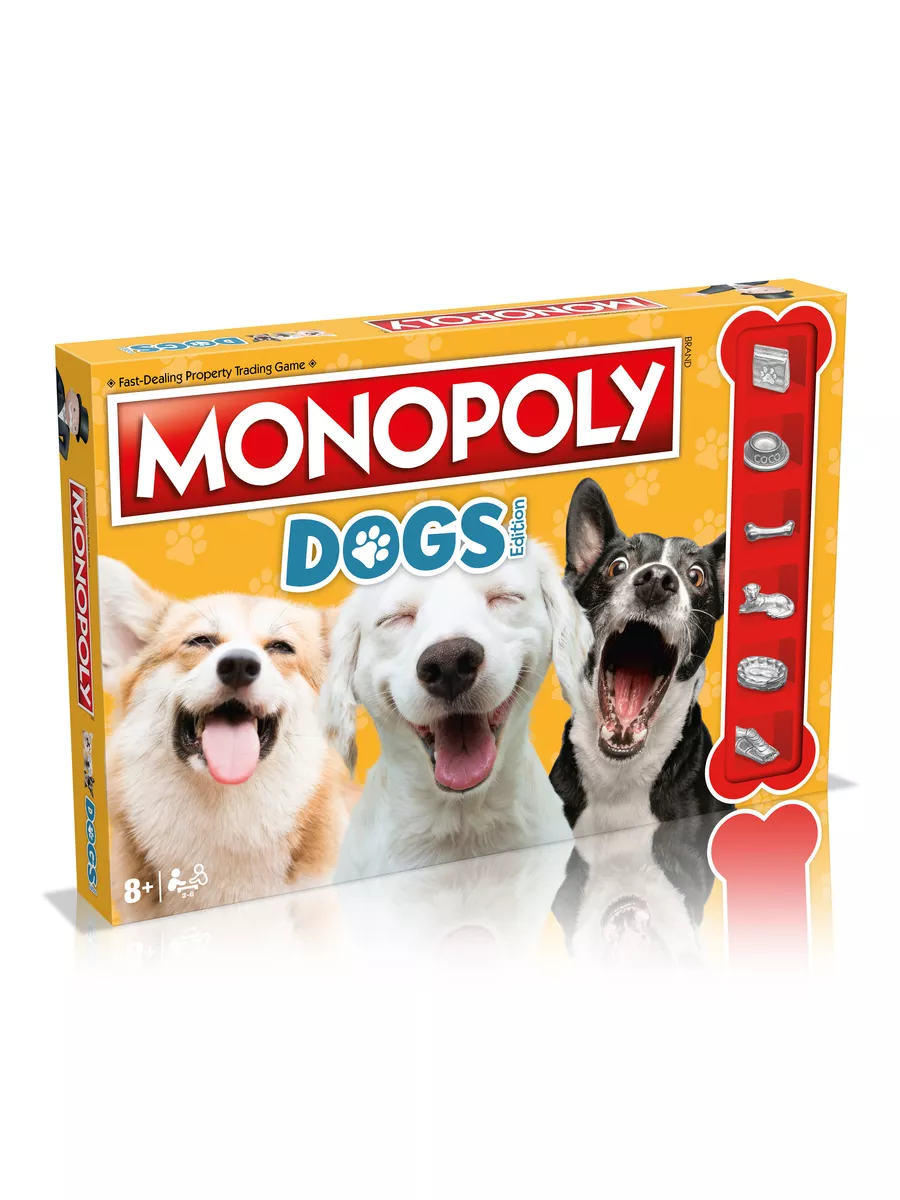 Dogs Собаки Monopoly на английском языке Winning Moves 178842476 купить за  4 220 ₽ в интернет-магазине Wildberries