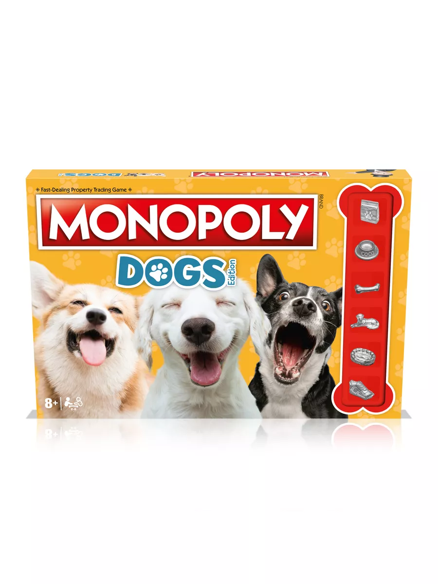 Dogs Собаки Monopoly на английском языке Winning Moves 178842476 купить в  интернет-магазине Wildberries