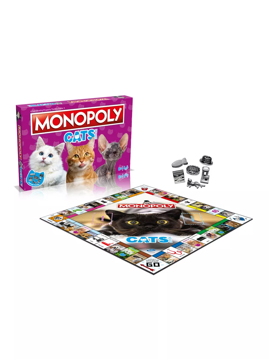 Cats Кошки Monopoly на английском языке Winning Moves 178842477 купить за 3  457 ₽ в интернет-магазине Wildberries