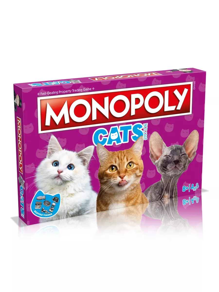 Cats Кошки Monopoly на английском языке Winning Moves 178842477 купить за 3  457 ₽ в интернет-магазине Wildberries