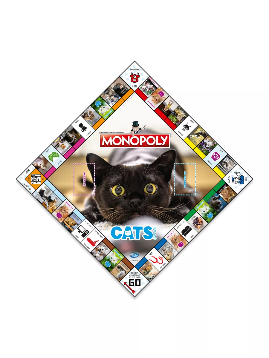 Cats Кошки Monopoly на английском языке Winning Moves 178842477 купить за 3  457 ₽ в интернет-магазине Wildberries