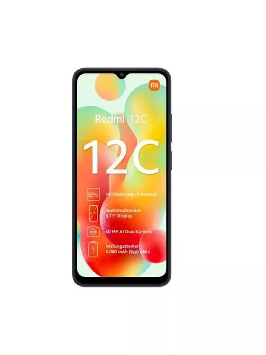 Xiaomi Смартфон Redmi 12C 3 64Gb Серый графит RU