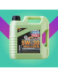 9089 Синтетическое моторное масло Molygen 5W-30 4л Liqui Moly 178864041 купить за 4 324 ₽ в интернет-магазине Wildberries