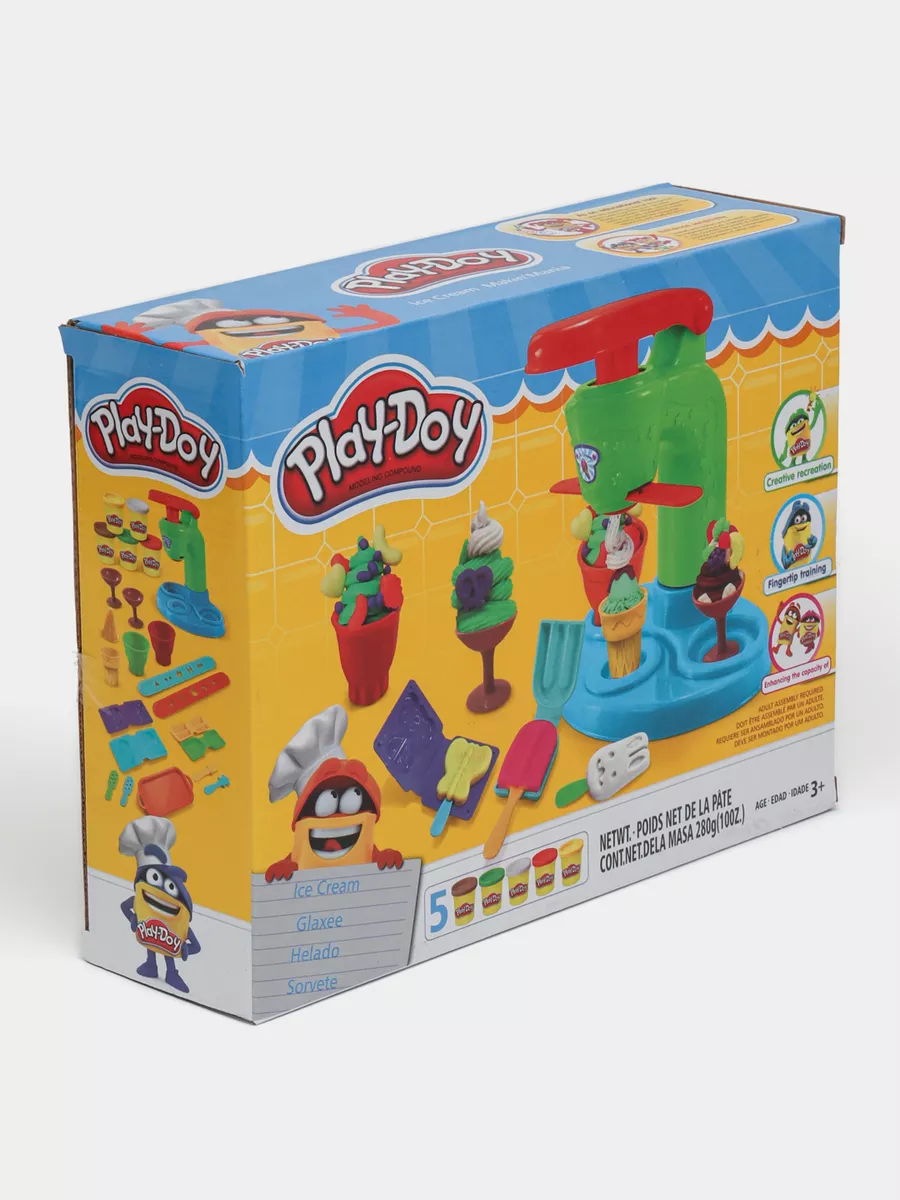 Игровой набор для лепки Мороженое Плей До пластилин PLAY-DOH 178904972  купить за 864 ₽ в интернет-магазине Wildberries