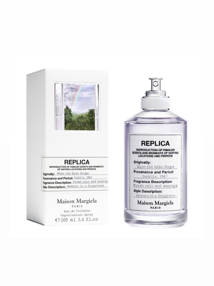 Replica rain stops. Maison Margiela Replica when the Rain stops Maison 100мл. Replica Beach walk описание аромата. Replika duxi.