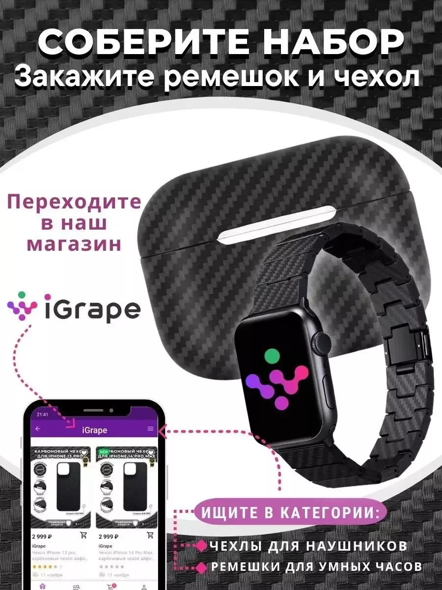 Чехол на iPhone 15 карбоновый iGrape 178935015 купить за 2 324 ₽ в  интернет-магазине Wildberries