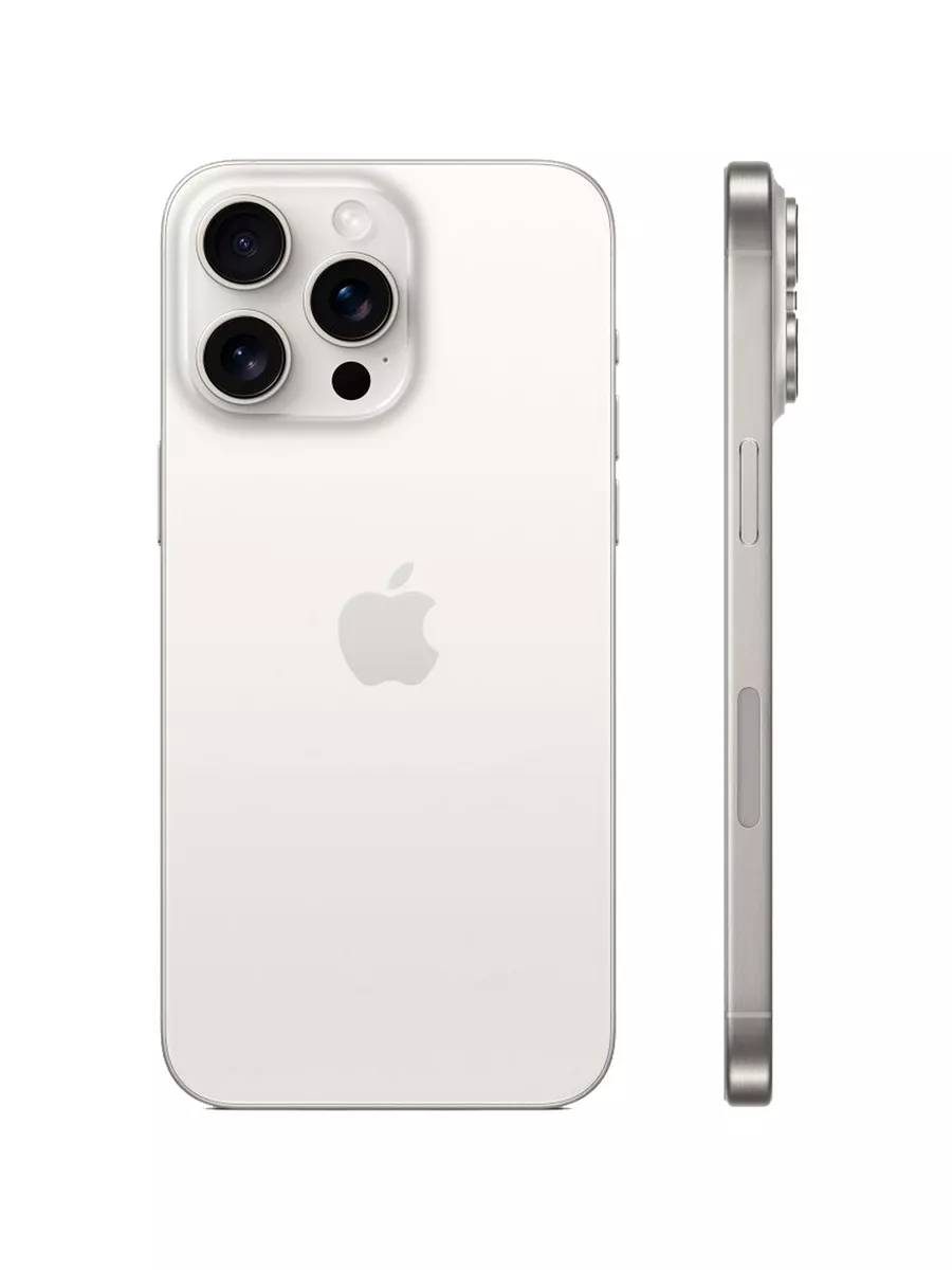 Смартфон iPhone 15 Pro Max 512ГБ White Titanium SIM+eSIM Appple 178943744  купить за 168 506 ₽ в интернет-магазине Wildberries