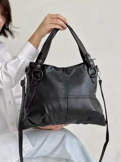 Сумка тоут классическая через плечо leather bag 178954668 купить за 1 604 ₽ в интернет-магазине Wildberries