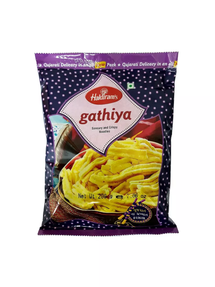 Индийская закуска Гатхия из гороховой муки (Gathiya), 200 г
