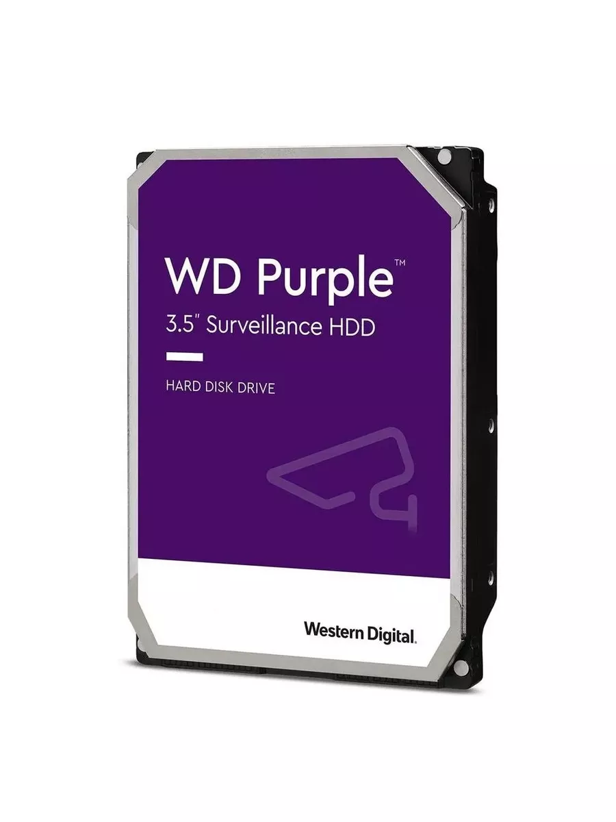 Жесткий диск HDD, 6 ТБ, 3.5", 5400 об.мин (WD64PURZ)