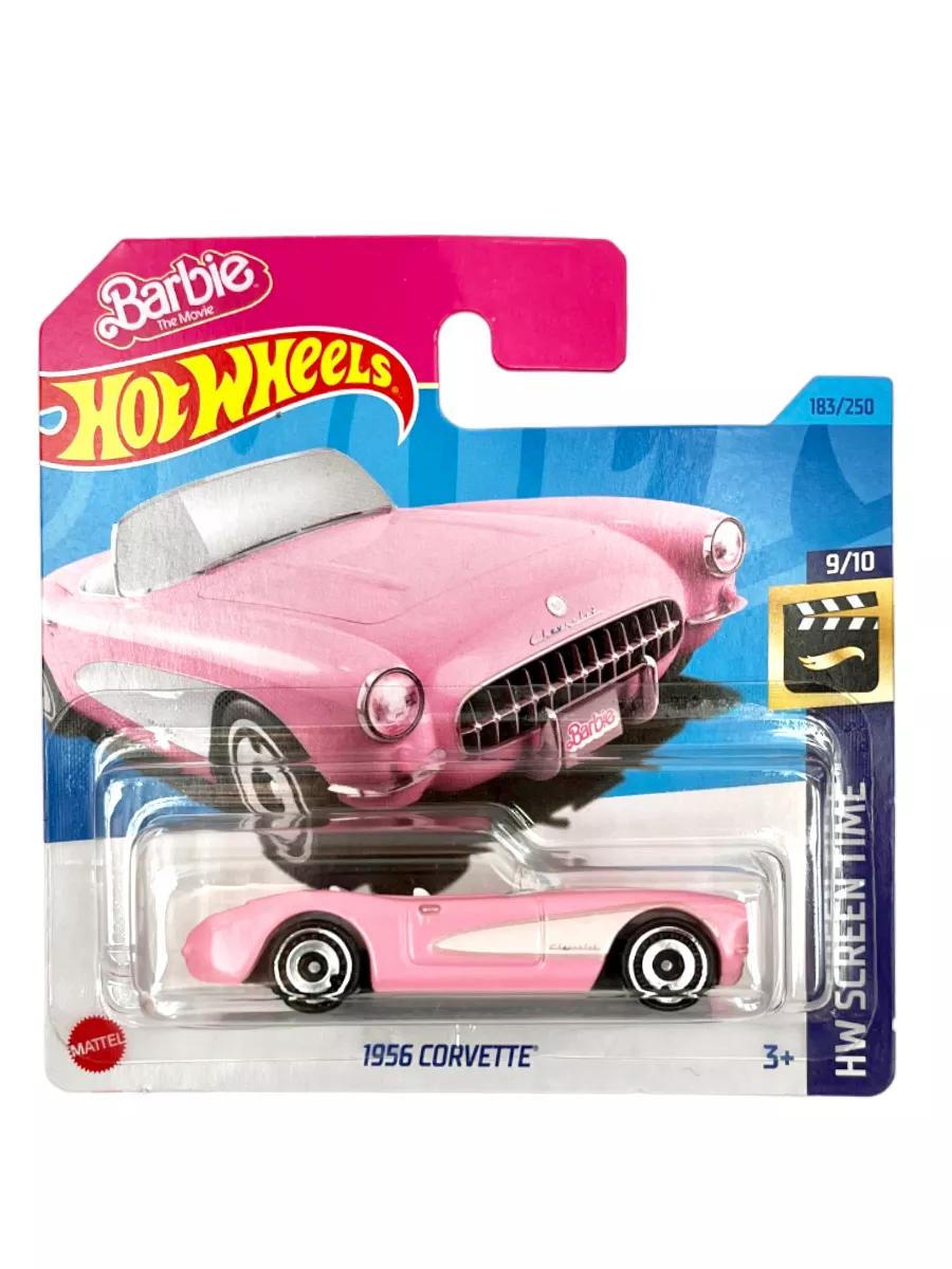 Машинка коллекционная базовая Хот Вилс Barbie Corvette 1956 Hot Wheels  178978231 купить в интернет-магазине Wildberries