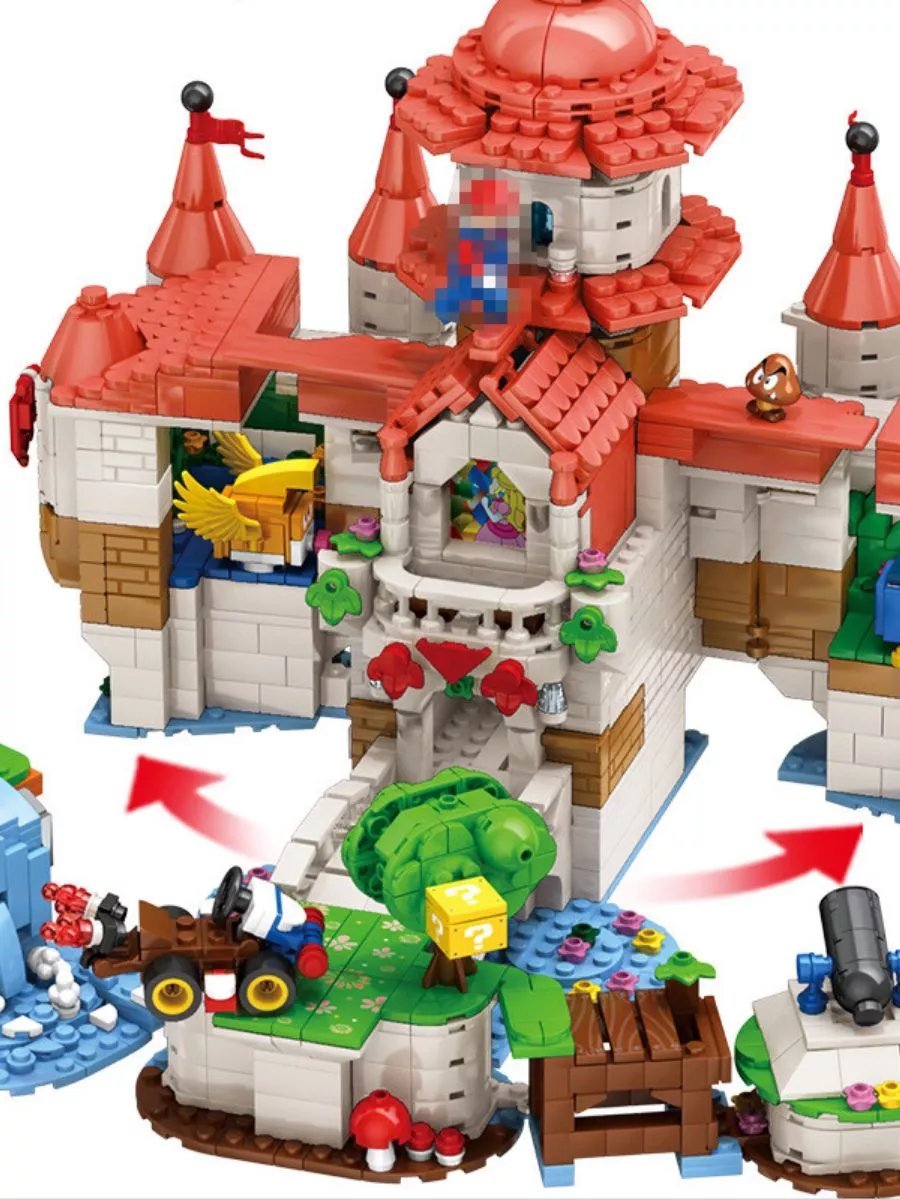 Конструктор набор Super Mario Марио Замок Пич 2614 деталей LEGO 178993362  купить за 7 273 ₽ в интернет-магазине Wildberries