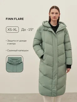 Пуховик с натуральным утиным пухом Finn Flare 179007790 купить за 9 055 ₽ в интернет-магазине Wildberries