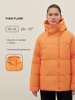 Стеганый пуховик, куртка Finn Flare 179015964 купить за 7 244 ₽ в интернет-магазине Wildberries