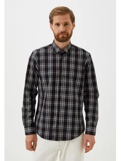 Рубашка в клетку тёплая приталенная Slim Fit BAWER 179025739 купить за 1 462 ₽ в интернет‑магазине Wildberries