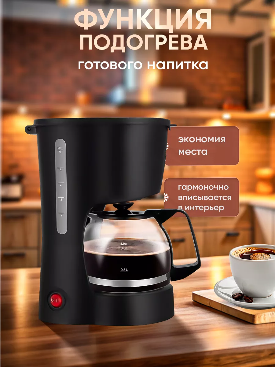 Кофеварка капельного типа для молотого кофе аксессуары CTB HOME 179046749  купить за 1 694 ₽ в интернет-магазине Wildberries