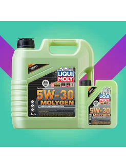 9089 Синтетическое моторное масло Molygen 5W-30 4л + 1л Liqui Moly 179051944 купить за 4 957 ₽ в интернет-магазине Wildberries