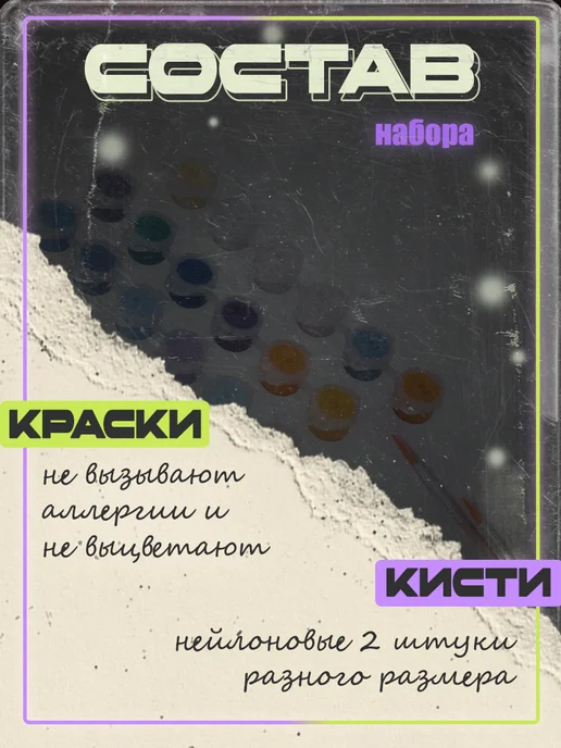 КАРТИНА ПО НОМЕРАМ ГЕНШИН Картина по номерам Портрет в масляной технике, вариант, фото 2