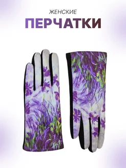 Перчатки сенсорные утепленные с рисунком A.B.Store 179056996 купить за 545 ₽ в интернет-магазине Wildberries